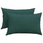 Cojines de sofá 2 pcs Verde oscuro 60 x 40 cm tela en Decoración | Comprar online en Foru.es