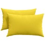Cojines de sofá 2 pcs Amarillo Claro 60 x 40 cm tela en Decoración | Comprar online en Foru.es