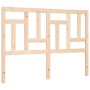 Estructura de cama con cabecero madera maciza 120x200 cm de vidaXL, Camas y somieres - Ref: Foro24-3193136, Precio: 117,96 €,...