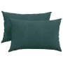Cojines de sofá 2 pcs Verde oscuro 60 x 40 cm Tela de pana en Decoración | Comprar online en Foru.es