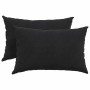 Cojines de sofá 2 pcs Negro 60 x 40 cm Tela de pana en Decoración | Comprar online en Foru.es