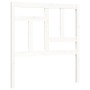 Estructura de cama con cabecero madera maciza blanco 90x200 cm de vidaXL, Camas y somieres - Ref: Foro24-3193127, Precio: 95,...