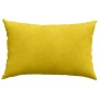 Cojines de sofá 2 pcs Amarillo 60 x 40 cm Tela de pana en Decoración | Comprar online en Foru.es