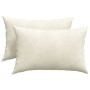 Cojines de sofá 2 pcs Crema 60 x 40 cm Tela de pana en Decoración | Comprar online en Foru.es