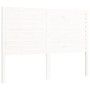 Estructura de cama con cabecero madera maciza blanco 120x200 cm de vidaXL, Camas y somieres - Ref: Foro24-3193202, Precio: 15...