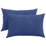 Cojines de sofá 2 pcs Azul Policía 60 x 40 cm Tela de pana en Decoración | Comprar online en Foru.es