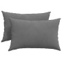 Cojines de sofá 2 pcs Gris oscuro 60 x 40 cm tela en Decoración | Comprar online en Foru.es