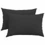 Cojines de sofá 2 pcs Negro 60 x 40 cm tela en Decoración | Comprar online en Foru.es