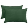 Cojines de sofá 2 pcs Verde oscuro 60 x 40 cm Tela de pana en Decoración | Comprar online en Foru.es