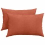 Cojines de sofá 2 pcs Rojo Naranja 60 x 40 cm Tela de pana en Decoración | Comprar online en Foru.es