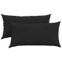 Cojines de sofá 2 pcs Negro 80 x 40 cm tela en Decoración | Comprar online en Foru.es