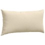 Cojines de sofá 2 pcs Crema 80 x 40 cm tela en Decoración | Comprar online en Foru.es