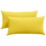 Cojines de sofá 2 pcs Amarillo Claro 80 x 40 cm tela en Decoración | Comprar online en Foru.es