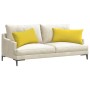 Cojines de sofá 2 pcs Amarillo Claro 80 x 40 cm tela en Decoración | Comprar online en Foru.es