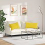Cojines de sofá 2 pcs Amarillo Claro 80 x 40 cm tela en Decoración | Comprar online en Foru.es
