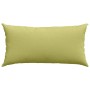 Cojines de sofá 2 pcs Verde claro 80 x 40 cm tela en Decoración | Comprar online en Foru.es