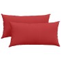 Cojines de sofá 2 pcs Rojo 80 x 40 cm tela en Decoración | Comprar online en Foru.es