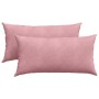 Cojines de sofá 2 pcs Rosa 80 x 40 cm Tela de pana en Decoración | Comprar online en Foru.es
