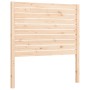 Estructura de cama con cabecero madera maciza de vidaXL, Camas y somieres - Ref: Foro24-3193171, Precio: 112,13 €, Descuento: %