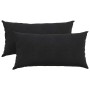 Cojines de sofá 2 pcs Negro 80 x 40 cm Tela de pana en Decoración | Comprar online en Foru.es