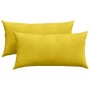 Cojines de sofá 2 pcs Amarillo 80 x 40 cm Tela de pana en Decoración | Comprar online en Foru.es