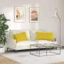 Cojines de sofá 2 pcs Amarillo 80 x 40 cm Tela de pana en Decoración | Comprar online en Foru.es