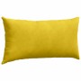 Cojines de sofá 2 pcs Amarillo 80 x 40 cm Tela de pana en Decoración | Comprar online en Foru.es