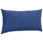 Cojines de sofá 2 pcs Azul Policía 80 x 40 cm Tela de pana en Decoración | Comprar online en Foru.es