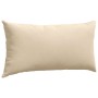 Cojines de sofá 2 pcs Crema 80 x 40 cm tela en Decoración | Comprar online en Foru.es