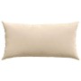 Cojines de sofá 2 pcs Crema 80 x 40 cm tela en Decoración | Comprar online en Foru.es