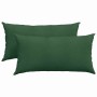 Cojines de sofá 2 pcs Verde oscuro 80 x 40 cm Tela de pana en Decoración | Comprar online en Foru.es