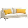 Cojines de sofá 2 pcs Amarillo Claro 80 x 40 cm Tela de pana en Decoración | Comprar online en Foru.es