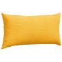 Cojines de sofá 2 pcs Amarillo Claro 80 x 40 cm Tela de pana en Decoración | Comprar online en Foru.es