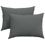 Cojines de sofá 2 pcs Gris oscuro 70 x 50 cm tela en Decoración | Comprar online en Foru.es