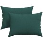 Cojines de sofá 2 pcs Verde oscuro 70 x 50 cm tela en Decoración | Comprar online en Foru.es