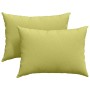 Cojines de sofá 2 pcs Verde claro 70 x 50 cm tela en Decoración | Comprar online en Foru.es