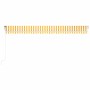 Toldo automático LED sensor de viento amarillo blanco 600x350cm en Toldos | Comprar online en Foru.es