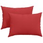 Cojines de sofá 2 pcs Rojo 70 x 50 cm tela en Decoración | Comprar online en Foru.es