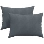 Cojines de sofá 2 pcs Gris oscuro 70 x 50 cm Tela de pana en Decoración | Comprar online en Foru.es