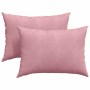 Cojines de sofá 2 pcs Rosa 70 x 50 cm Tela de pana en Decoración | Comprar online en Foru.es