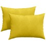 Cojines de sofá 2 pcs Amarillo 70 x 50 cm Tela de pana en Decoración | Comprar online en Foru.es