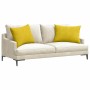 Cojines de sofá 2 pcs Amarillo 70 x 50 cm Tela de pana en Decoración | Comprar online en Foru.es