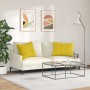 Cojines de sofá 2 pcs Amarillo 70 x 50 cm Tela de pana en Decoración | Comprar online en Foru.es