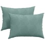 Cojines de sofá 2 pcs Verde Mar 70 x 50 cm Tela de pana en Decoración | Comprar online en Foru.es
