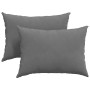 Cojines de sofá 2 pcs Gris oscuro 70 x 50 cm tela en Decoración | Comprar online en Foru.es
