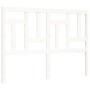 Estructura de cama con cabecero madera maciza blanco 140x200 cm de vidaXL, Camas y somieres - Ref: Foro24-3193142, Precio: 13...