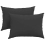 Cojines de sofá 2 pcs Negro 70 x 50 cm tela en Decoración | Comprar online en Foru.es