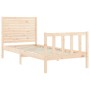 Estructura de cama con cabecero madera maciza 90x200 cm de vidaXL, Camas y somieres - Ref: Foro24-3193191, Precio: 108,84 €, ...