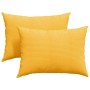 Cojines de sofá 2 pcs Amarillo Claro 70 x 50 cm Tela de pana en Decoración | Comprar online en Foru.es