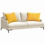 Cojines de sofá 2 pcs Amarillo Claro 70 x 50 cm Tela de pana en Decoración | Comprar online en Foru.es